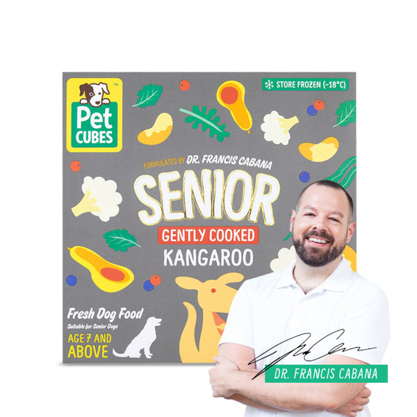 PetCubes Gently Cooked Senior Dog Food - Kangaroo