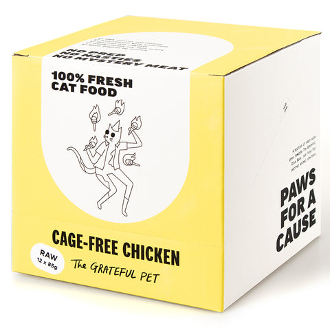 The Grateful Pet Frozen Raw Chicken for Cats