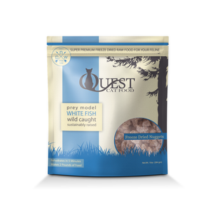 Quest Cat Food Freeze Dried Raw Whitefish Diet