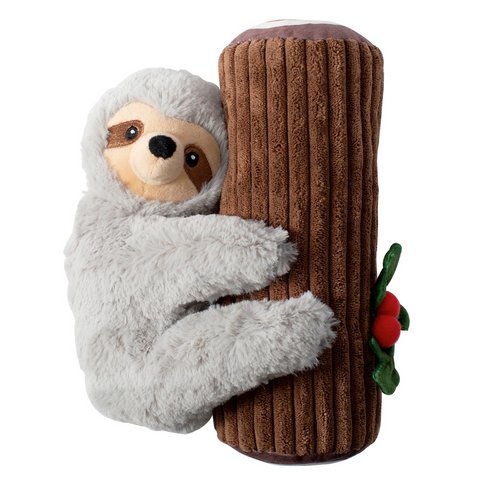 Fringe Studio Dog Squeaker Toy - Yule Love This Sloth