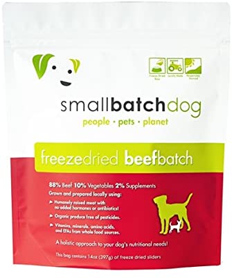 Smallbatch Freeze Dried Beef Sliders for Dogs
