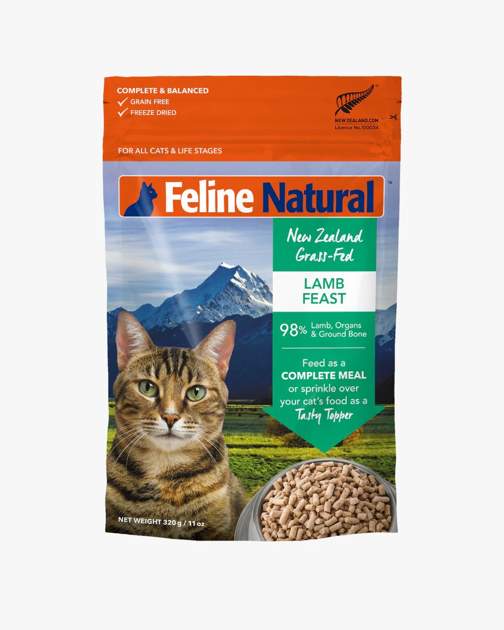 Feline Natural Freeze Dried Lamb Feast