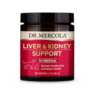 Dr Mercola Liver & Kidney Support for Cats & Dogs
