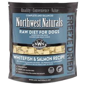 Northwest Naturals Freeze Dried Diet for Dogs - Whitefish & Salmon
