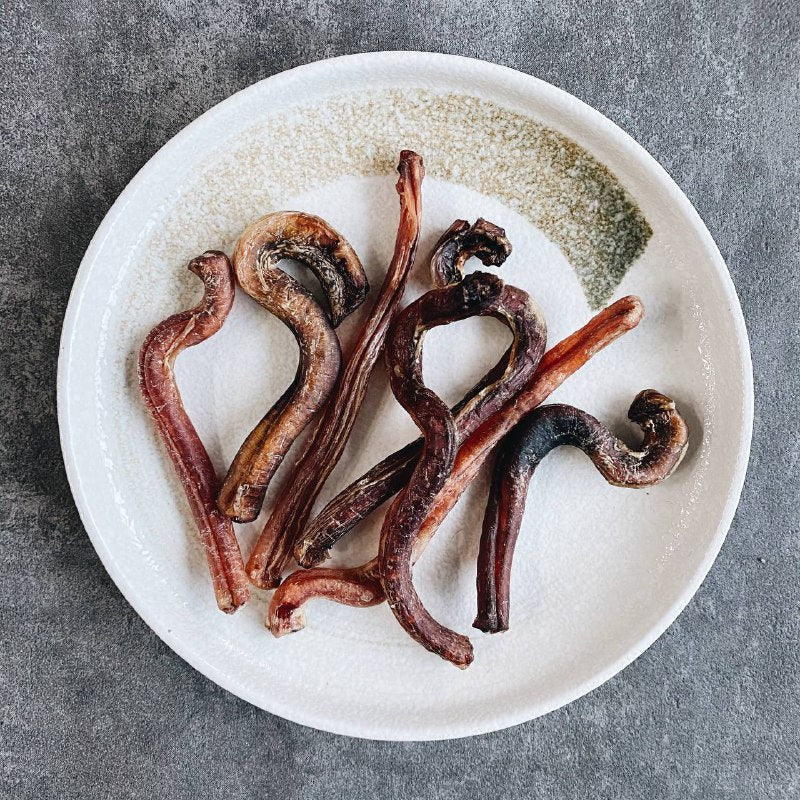 The Dog Grocer Treats - Air Dried Grass Fed Ram Pizzle Sticks (Short)