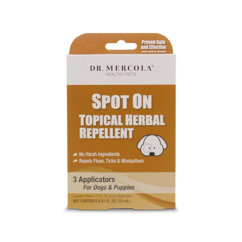 Dr Mercola Spot-On Topical Herbal Repellent For Dogs & Puppies